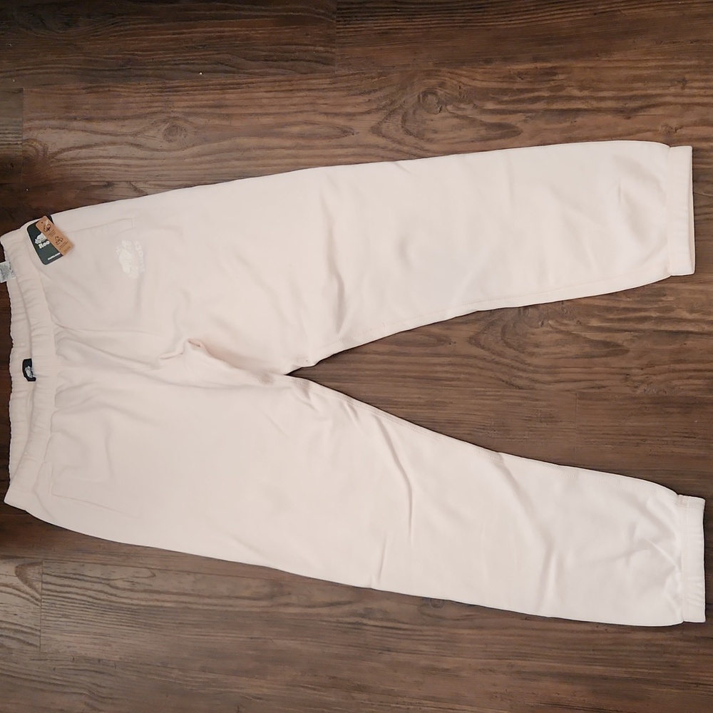 NWT ROOTS Women's Original Sweatpants/Joggers in Pale Pink sz LARGE